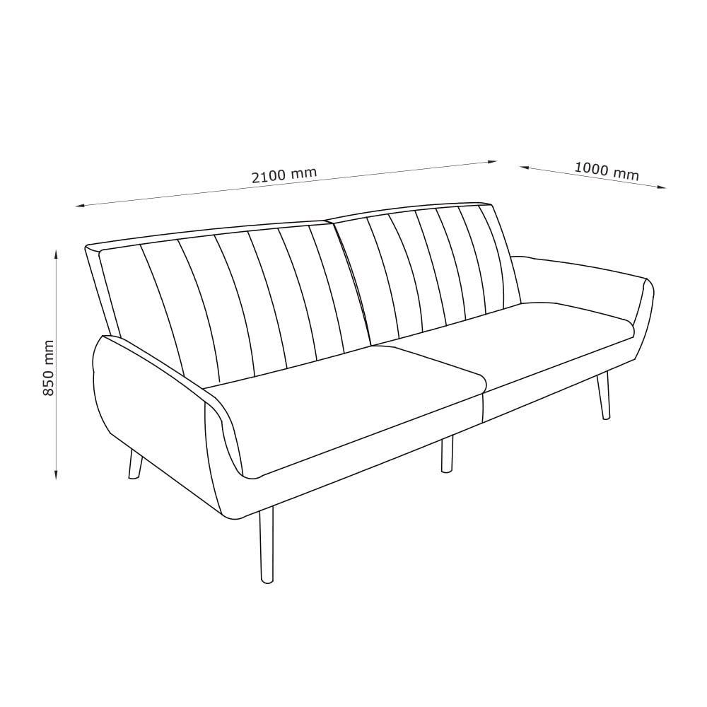 Sofalova HARNDRUP 210x85x100cm JYSK Visada puikūs pasiūlymai