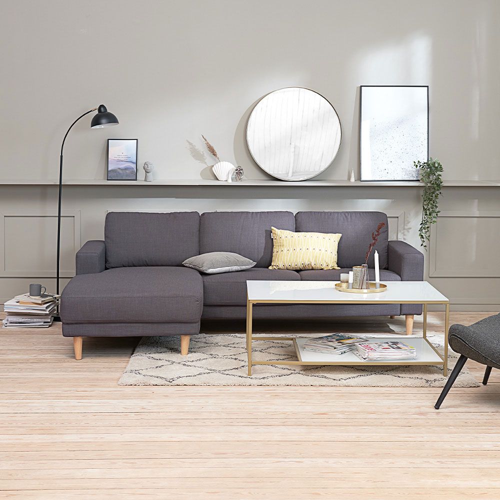 Kampinė sofa EGENSE 228x80x80/154cm JYSK Visada puikūs pasiūlymai