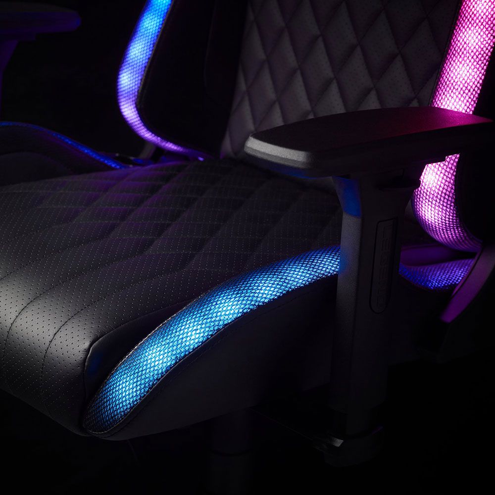 Žaidimų kėdė su LED RANUM