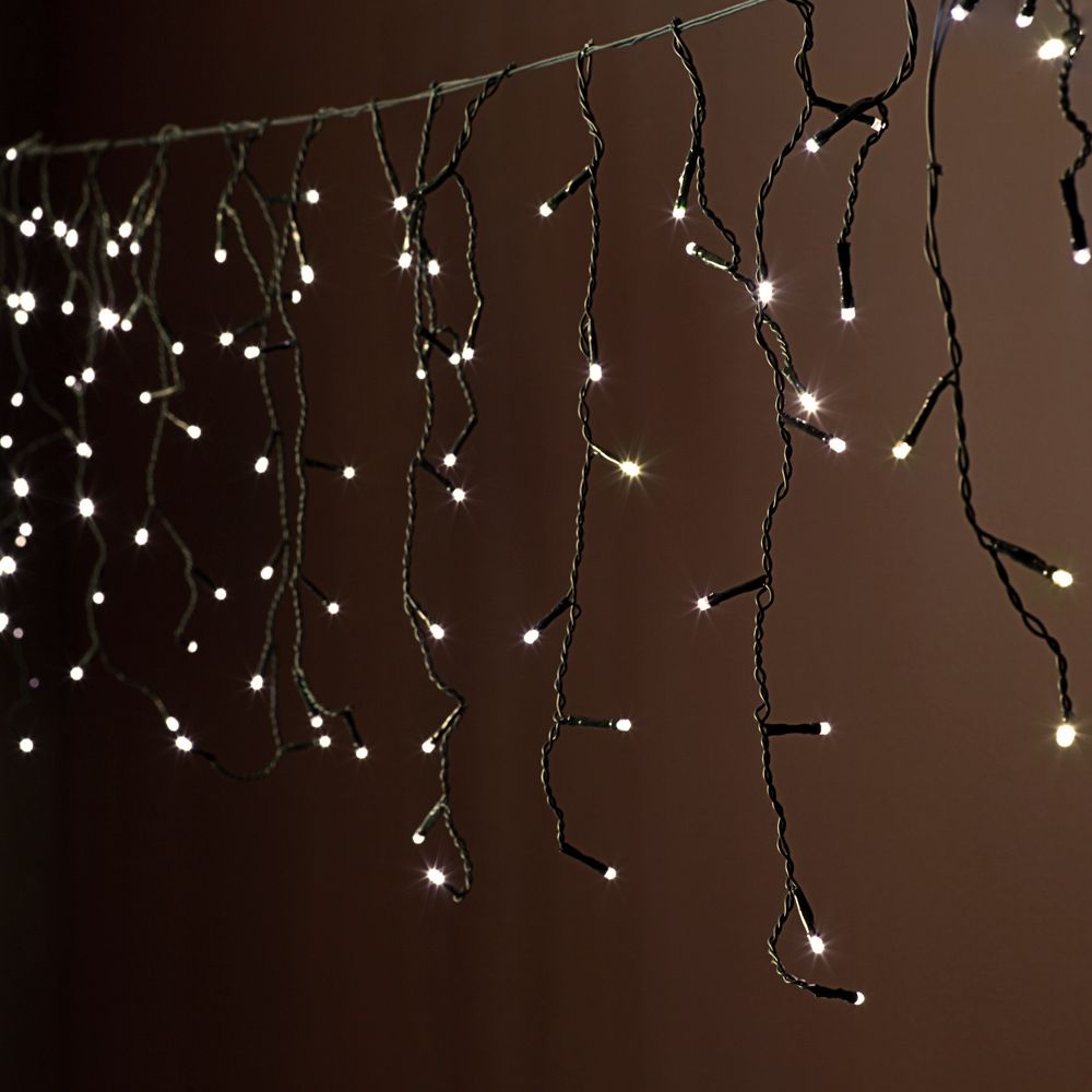 360 LED lempučių girlianda-varvekliai TROLLA