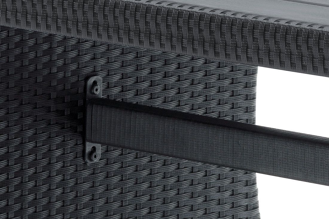 Sodo baldų komplektas LANGET+AIDT Stalas 82x135x65cm, sofa