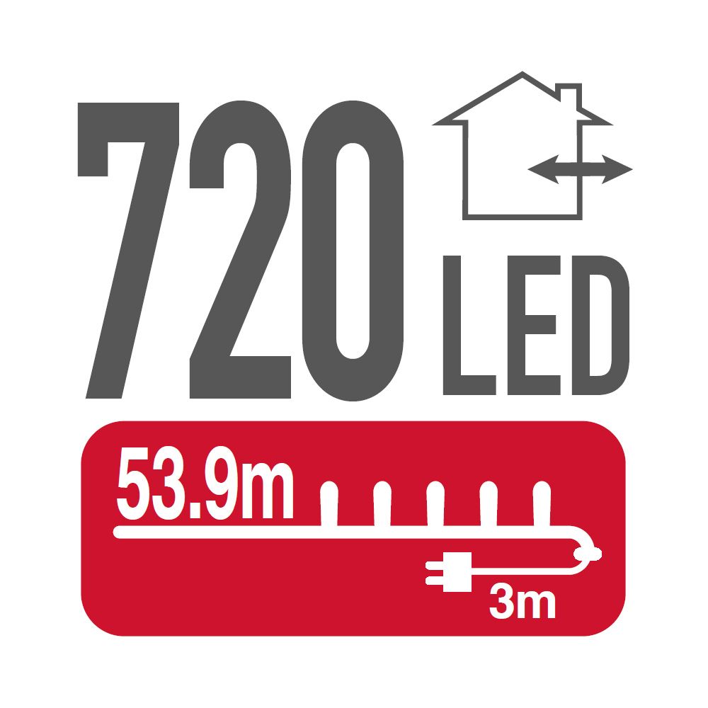 720 LED lempučių girlianda KOLLA