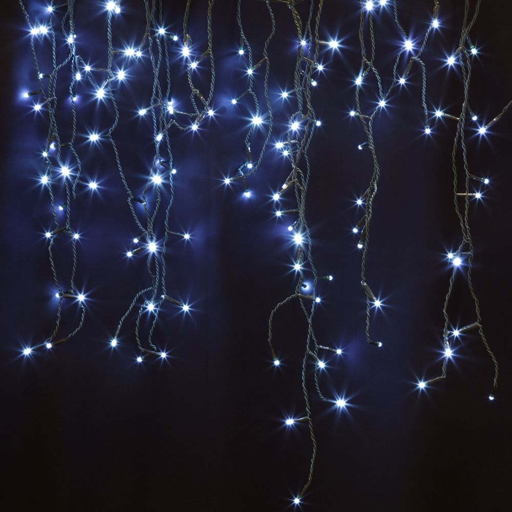 180 LED lempučių girlianda-varvekliai TROLLA
