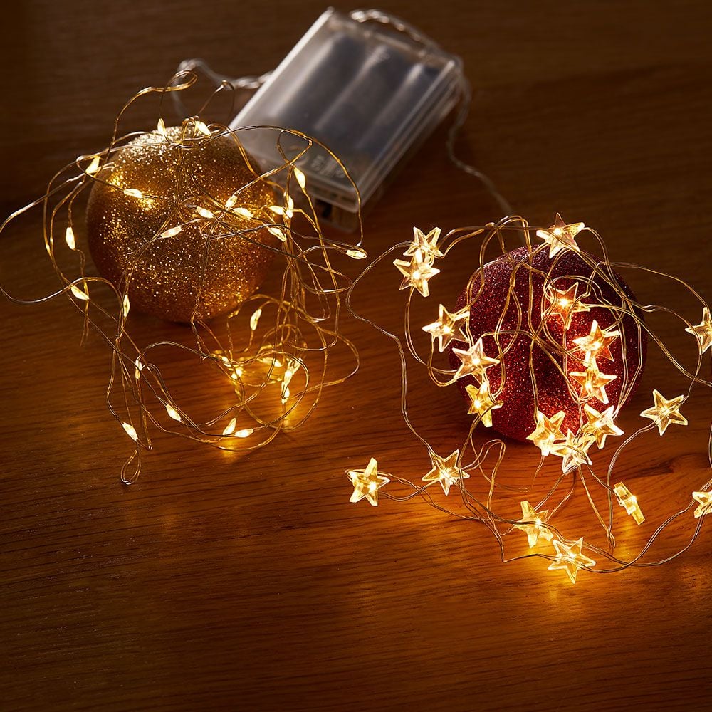 20 LED lempučių girlianda STAR