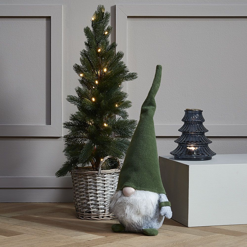 30 LED Kalėdų eglutė vazone GRANE 75cm