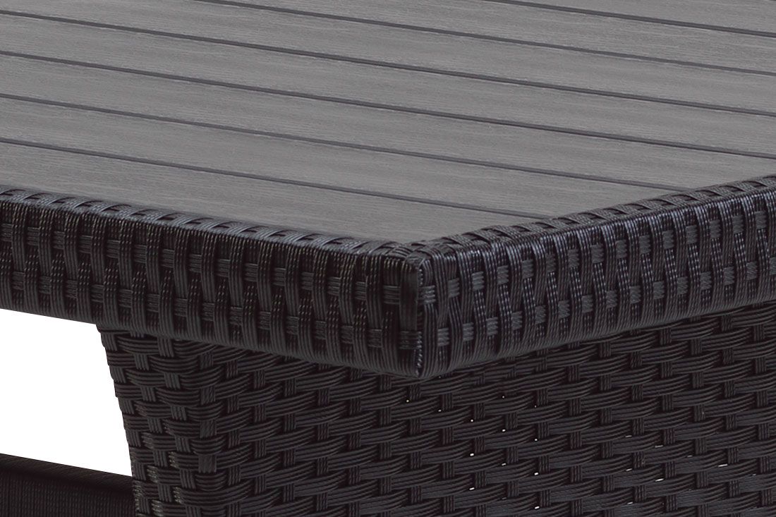 Sodo baldų komplektas LANGET+AIDT Stalas 82x135x65cm, sofa