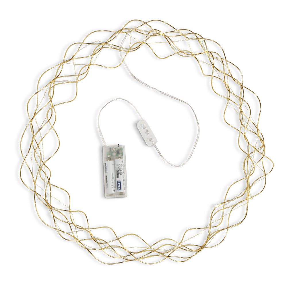 30 LED Kalėdinis vainikas SNE