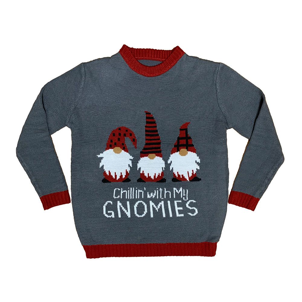 Kalėdinis megztinis CHILLIN GNOMIES