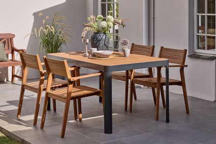 Sodo baldų komplektas SIRDAL+HAMRA