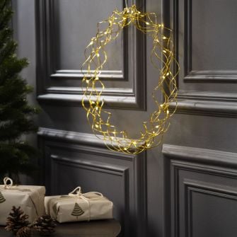 30 LED Kalėdinis vainikas SNE