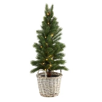 30 LED Kalėdų eglutė vazone GRANE 75cm