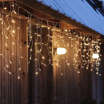 400 LED lempučių girlianda-varvekliai SNOTRA