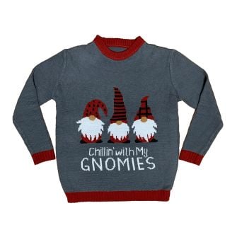 Kalėdinis megztinis CHILLIN GNOMIES