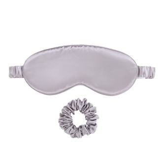 Šilkinė akių kaukė ir plaukų gumelė SILKEN