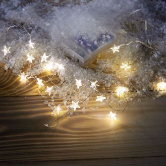 20 LED lempučių girlianda STAR