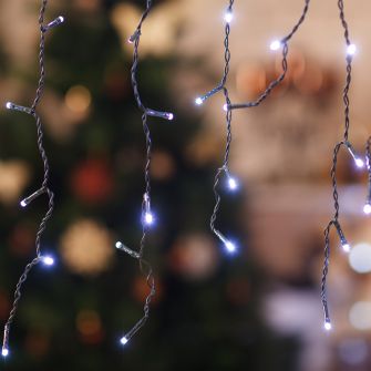 180 LED lempučių girlianda-varvekliai TROLLA