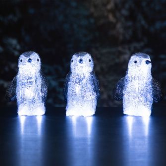 18 LED dekoracija pingvinai STORSYLEN