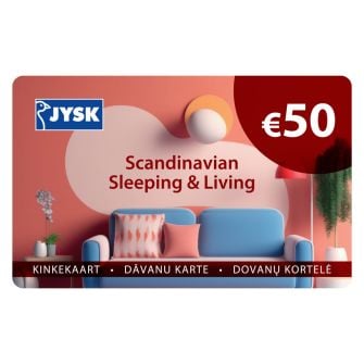JYSK elektroninė dovanų kortelė 50€ (tik perkant JYSK.lt) 