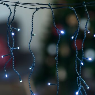 360 LED lempučių girlianda-varvekliai TROLLA