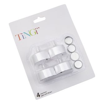 LED arbatinės žvakutės TINGI 4 vnt.
