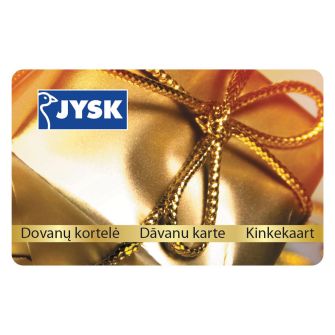 JYSK elektroninė dovanų kortelė 100€ (tik perkant JYSK.lt)