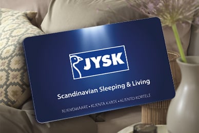 JYSK Kliento kortelę